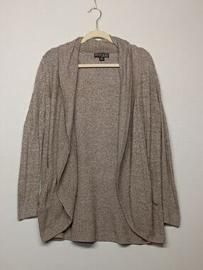 Barefoot Dreams Open-Front Cardigan - Taupe